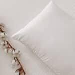 Cotton Bed Pillow with Polyester Filling - Dibaj