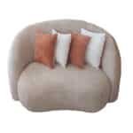 ⁦يومي | طقم كنب من البوكليه مفرد وثنائية وثلاثية ومقعد بوف - ديباج⁩ - الصورة ⁦3⁩