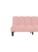 ⁦سوسو | 3 - مقاعد صوفا من المخمل 180x84x94 سم  - زهري فاتح⁩ - الصورة ⁦4⁩