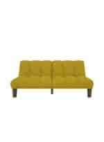 ⁦سوسو | 3 - مقاعد صوفا من المخمل 180x84x94 سم  - ذهبي⁩ - الصورة ⁦3⁩