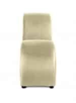 ⁦أريكة استرخاء رومانسية شيزلونج صغيرة سادة من المخمل - سكري غامق - 170x70x40سم⁩ - الصورة ⁦4⁩