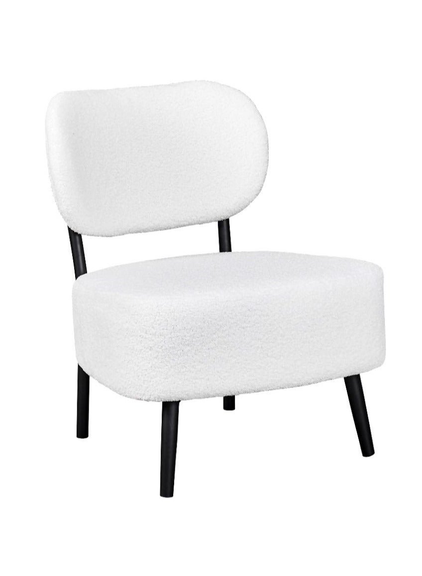 166ffebe-7829-45c2-8ff1-f30026da842b.jpg كرسي من البوكليه وأرجل خشب سويدي - أبيض - الصورة 1