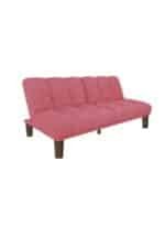 ⁦سوسو | 3 - مقاعد صوفا من المخمل 180x84x94 سم  - زهري غامق⁩ - الصورة ⁦2⁩