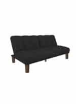 ⁦سوسو | 3 - مقاعد صوفا من المخمل 180x84x94 سم  - أسود⁩ - الصورة ⁦2⁩