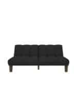 ⁦سوسو | 3 - مقاعد صوفا من المخمل 180x84x94 سم  - أسود⁩ - الصورة ⁦3⁩
