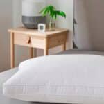 مخدة فندقية لاكشري من القطن 100% - أبيض - 90x50 سم