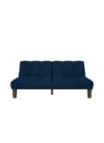 ⁦سوسو | 3 - مقاعد صوفا من المخمل 180x84x94 سم  - كحلي⁩ - الصورة ⁦3⁩