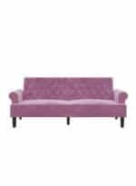 ⁦شوكولا | 3 - مقاعد صوفا من المخمل 212x82x84 سم   - بنفسجي فاتح⁩ - الصورة ⁦3⁩