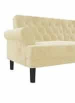 ⁦شوكولا | 3 - مقاعد صوفا من المخمل 212x82x84 سم   - سكري⁩ - الصورة ⁦5⁩