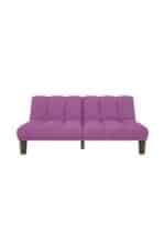 ⁦سوسو | 3 - مقاعد صوفا من المخمل 180x84x94 سم  - بنفسجي فاتح⁩ - الصورة ⁦3⁩