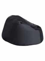 ⁦نايا | كرسي بين باج من المخمل مع حشوة من الفلين  120x90x70 سم - رمادي غامق⁩ - الصورة ⁦3⁩