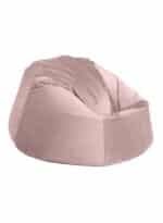 ⁦نايا | كرسي بين باج من المخمل مع حشوة من الفلين  107x73x60 سم - زهري فاتح⁩ - الصورة ⁦2⁩