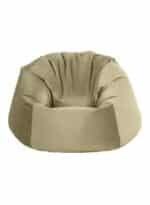 نايا | كرسي بين باج من المخمل مع حشوة من الفلين  107x73x60 سم - سكري غامق