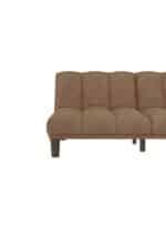 ⁦سوسو | 3 - مقاعد صوفا من المخمل 180x84x94 سم  - بني فاتح⁩ - الصورة ⁦3⁩