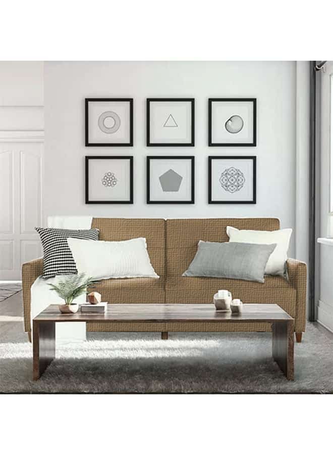 b1ccd2cc-ff49-452e-aa01-84a0015455cc.jpg أوديسا | 2 - مقاعد صوفا من المخمل 193x85x86 سم - بيج - الصورة 1