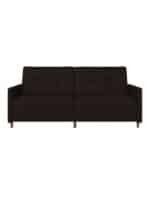 ⁦نارا | 3 - مقاعد صوفا من الكتان 193x85x86 سم - بني غامق⁩ - الصورة ⁦3⁩