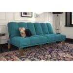 سوسو | 3 - مقاعد صوفا من المخمل 180x84x94 سم  - تركواز غامق