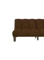 ⁦سوسو | 3 - مقاعد صوفا من المخمل 180x84x94 سم  - بني⁩ - الصورة ⁦4⁩