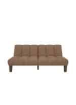 ⁦سوسو | 3 - مقاعد صوفا من المخمل 180x84x94 سم  - بني فاتح⁩ - الصورة ⁦2⁩